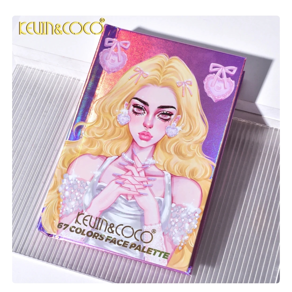 67 Colors Face Palette - Purple